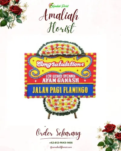 Bunga Papan Congratulation di Jatimulya